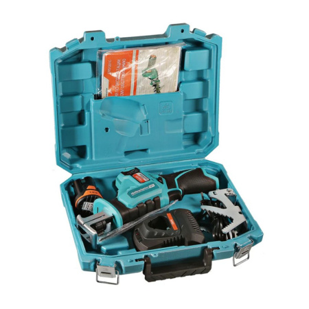 Картинка Пила сабельная аккумуляторная 12В рез 150 мм ЗУ кейс Sturm