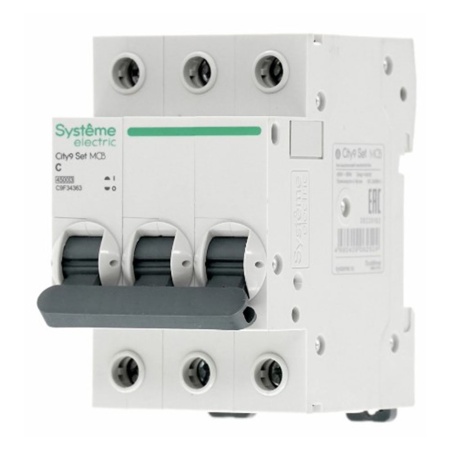Выключатель автоматический 3п 25А С 4.5kA 400В City9 Set Systeme Electric