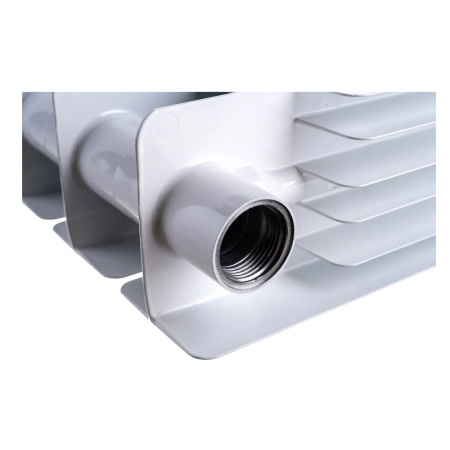 Картинка Радиатор биметалл 500х100 4 секции нижнее правое подключение 1RB50.VR-4 Rifar BASE VENTIL