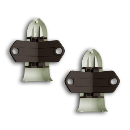 Картинка Угол наружный с крепежом для плинтуса Идеал Классик К-П70 Дуб латте 229