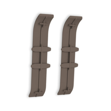 Картинка Соединитель для плинтуса Идеал Классик К-П70 Венге темный 303