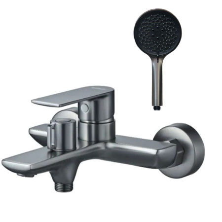 Смеситель для ванны латунь VALFEX Argo Graphite VF.60505-3