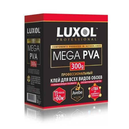 Luxol Mega PVA Клей для всех видов обоев 300 г