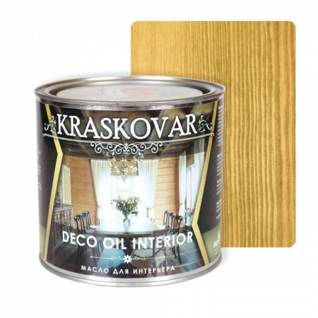Масло для интерьера Kraskovar Deco Oil Interior 2,2 л Маслина