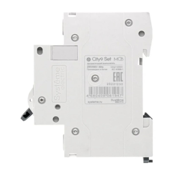 Картинка Выключатель автоматический 1п 10А С 4.5kA 230В City9 Set Systeme Electric