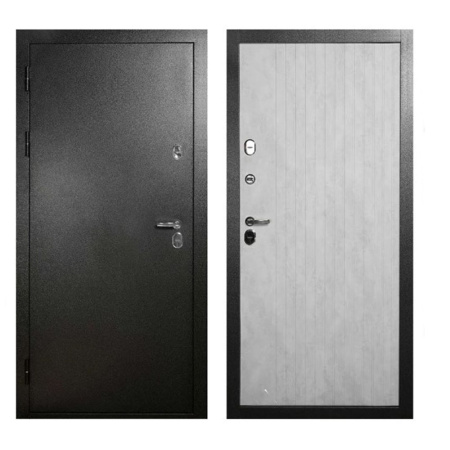 Дверь Форпост TD11-2 ТЕРМО С2 860х2050 11 см Левая металл Антик серебро пан 9102