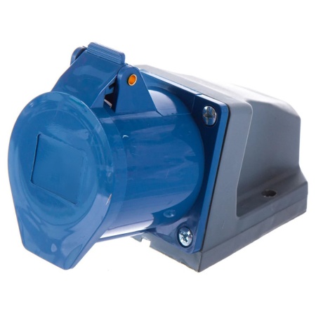 Розетка MAGNUM стационарная ССИ-123 32A 2P+PE 220В IP44 IEK