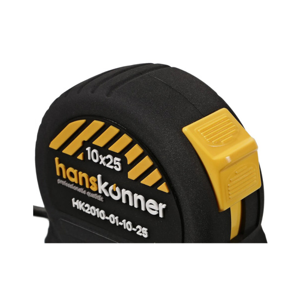 Картинка Рулетка 10 м 25 мм стоп магнит Hanskonner