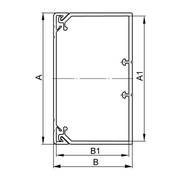 Картинка Кабель-канал ПВХ 120x80 2 м ТА-GN IN-Liner 01791 DKC