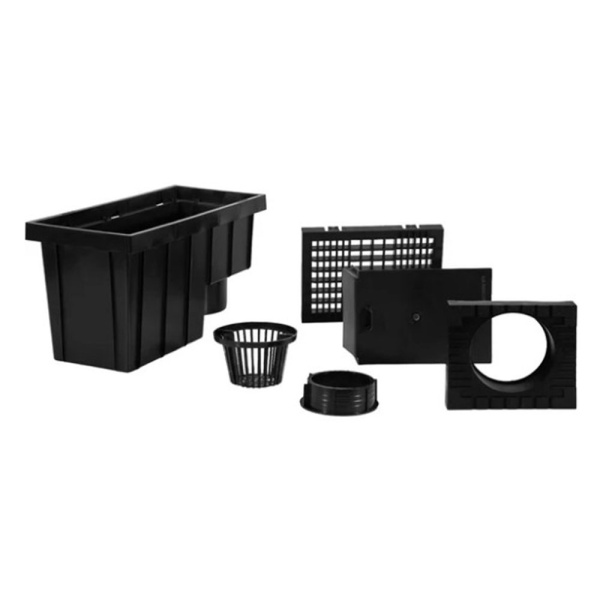 Картинка Дождеприемник-Ливнеприемник пластиковый в сборе 377x176x202 MASTER A15 AQUASTOK