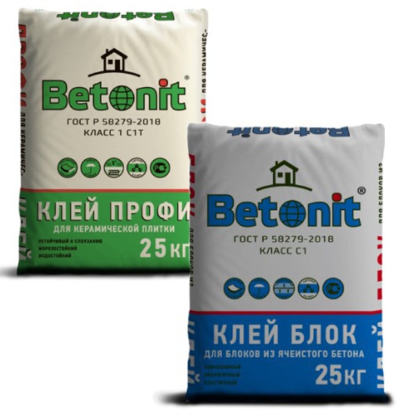 Картинка Betonit клей для блоков 25 кг