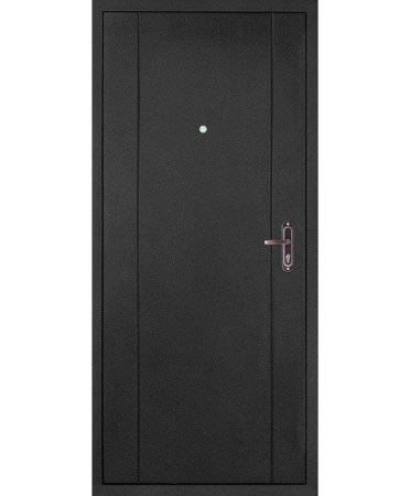 Картинка Дверь Форпост 51 размер 880х2050 мм правая с цилиндрическим замком и дверной фурнитурой