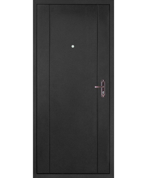 Картинка Дверь Форпост 51 размер 880х2050 мм правая с цилиндрическим замком и дверной фурнитурой