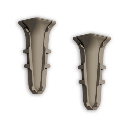 Картинка Угол внутренний для плинтуса Идеал Классик К-П70 Дуб мореный 209