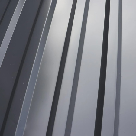 Профнастил С 20 мм Кровельный 2000х1150х0.35 мм ТЕМНО-СЕРЫЙ 7024