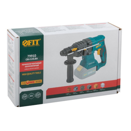 Картинка Перфоратор SDS-Plus аккумуляторный 1150 об/мин 5200 уд/мин бесщеточный FIT