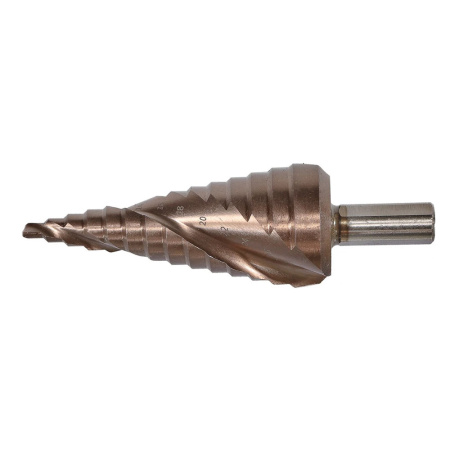 Картинка Сверло ступенчатое по металлу 4-30 мм спираль кобальт Sturm