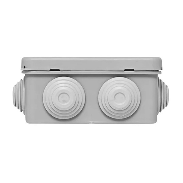 Картинка Коробка распределительная КМР-030-031 прямого монтажа 85х85х40 8 ввод Серая IP55 EKF