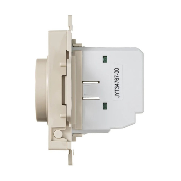 Картинка Термостат электронный теплого пола с датчиком 10A Бежевый Systeme Electric ATLASDESIGN