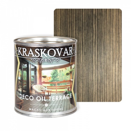 Масло для террас Kraskovar Deco Oil Terrace 0,75 л Эбеновое дерево