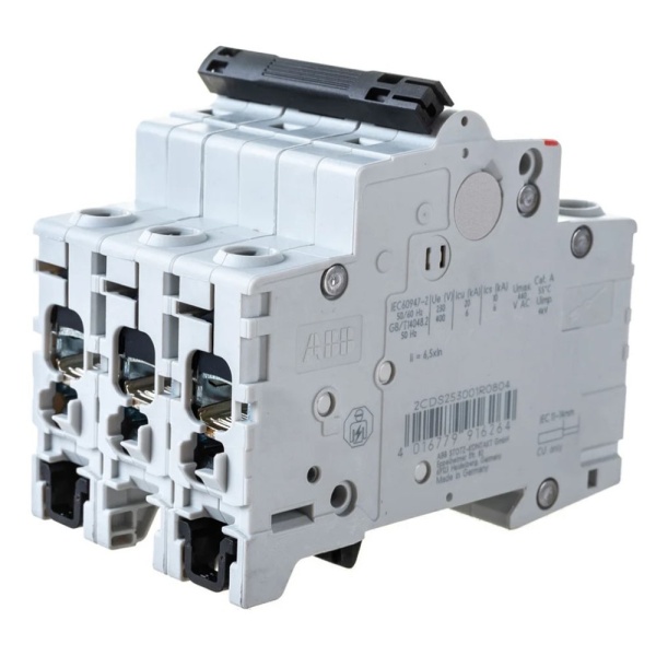 Картинка Автоматический выключатель 3п S203 С 80А 6,0кА ABB