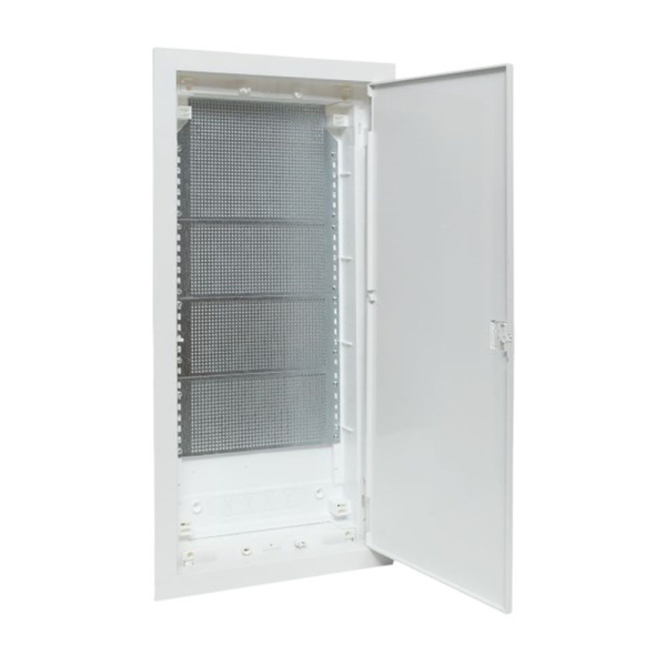 Картинка Щит слаботочный встраиваемый Nova 4 габарит пластиковая дверь IP41 мультимедийный EKF