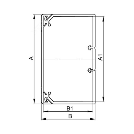 Картинка Кабель-канал ПВХ 200x60 2 м ТА-GN IN-Liner DKC