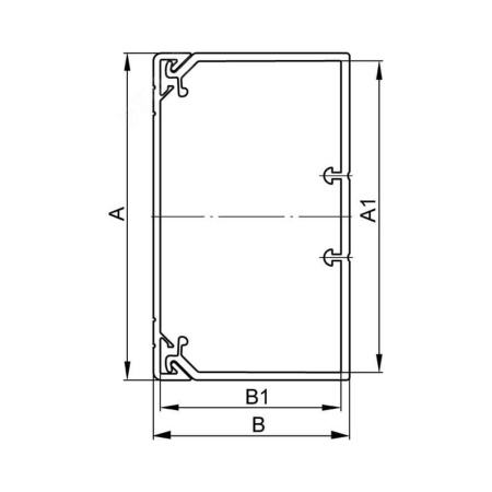 Картинка Кабель-канал ПВХ 150x60 2 м ТА-GN IN-Liner 01788 DKC