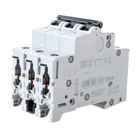 Картинка Автоматический выключатель 3п S203 С 10А 6,0кА ABB