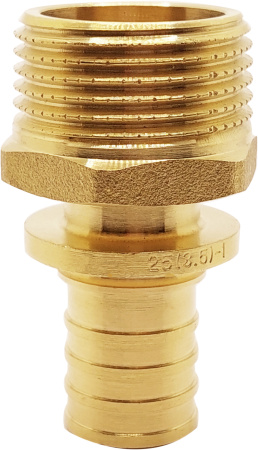 Картинка Переход НР 25-1" Латунь РОСТерм