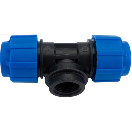 Картинка Тройник переходной ПНД внутренняя резьба 32х1"х32 ТПК-АКВА Политэк