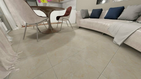 Картинка Керамогранит Unitile Damask 400х400х8 мм Бежевый