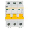 Картинка Выключатель автоматический 3п 40А С ВА47-29 4.5кА IEK