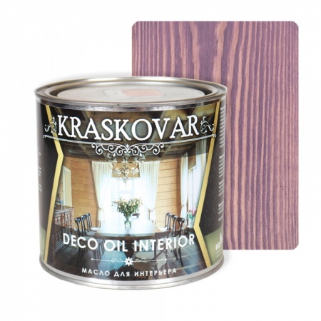 Масло для интерьера Kraskovar Deco Oil Interior 2,2 л Лаванда