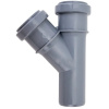 Тройник 40х40/45° Серый Политэк