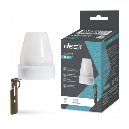 Картинка Фотореле ФР 601 10А NEOX