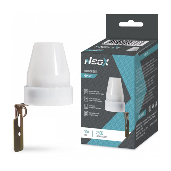 Картинка Фотореле ФР 601 10А NEOX