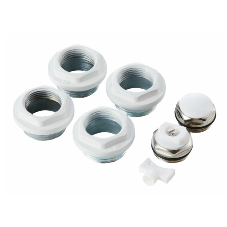 Картинка Набор присоединительный 3/4 Белый Royal Thermo