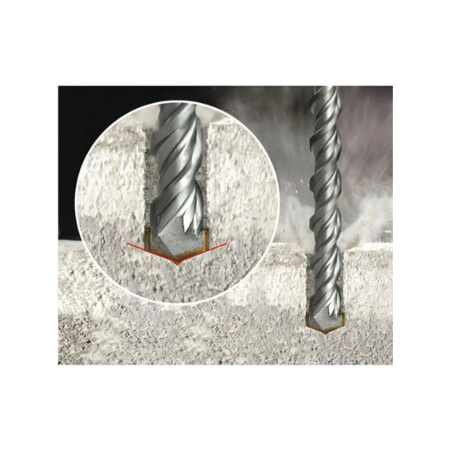 Картинка Бур 18х260 мм SDS-plus 2 грани RENNBOHR Basic