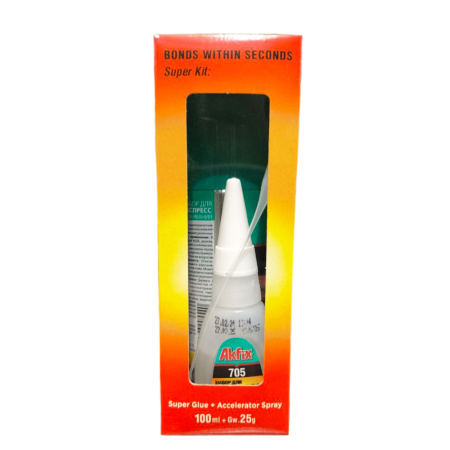 Картинка Клей двухкомпонентный Akfix 705 100 мг+25 г