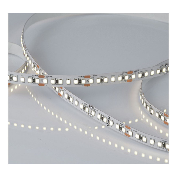 Картинка Светодиодная лента Uniel ULS-2835-168LED/m-10mm-IP20-DC24V-14W/m-5M-4000K