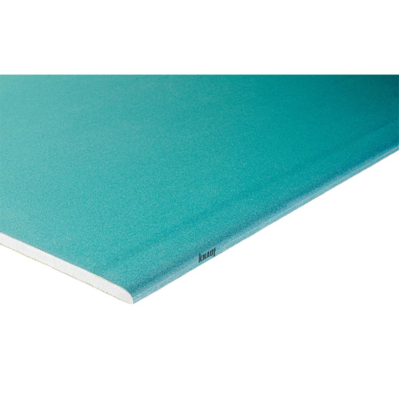 Гипсокартон 2500х1200х12,5 мм Аквамарин Кнауф ГКЛ В