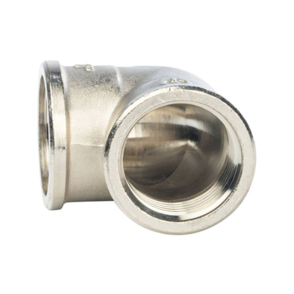 Картинка Угольник ВВ 1" никелированный STOUT