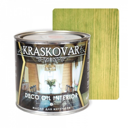 Масло для интерьера Kraskovar Deco Oil Interior 2,2 л Зеленый