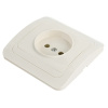 Картинка Розетка без заземления Слоновая кость Universal Валери