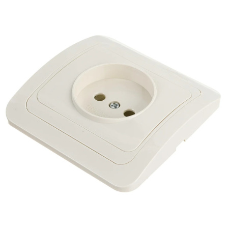 Картинка Розетка без заземления Слоновая кость Universal Валери