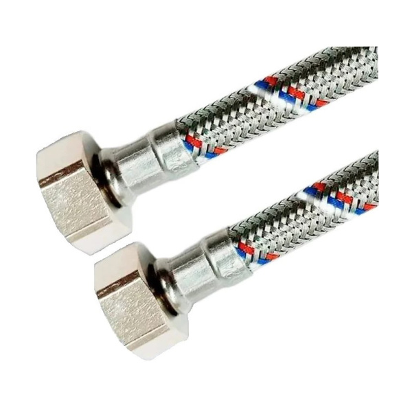 Картинка Гибкая подводка 1/2" ВР/ВР 120 см PE-X ТИТАН Ростерм