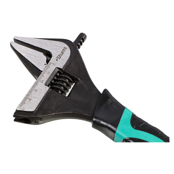 Картинка Ключ разводной 250 мм усиленные тонкие губки ПРОМО Sturm