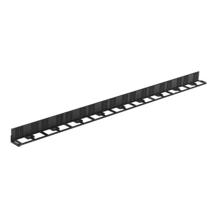Пластиковый бордюр садовый H80 Черный L1500 1521х75х89 AQUASTOK FlexCurb