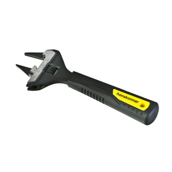 Картинка Ключ разводной 150 мм супер тонкие губки Hanskonner